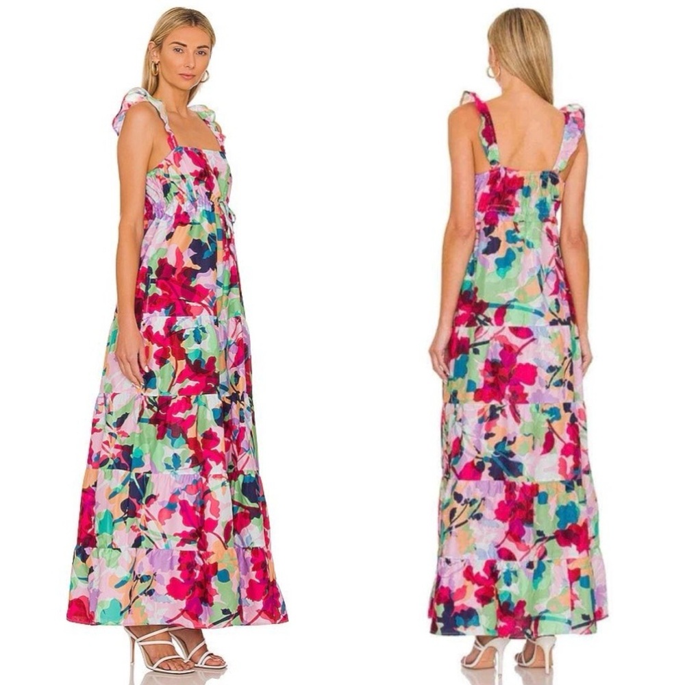 Vacay Bae Floral Cotton Maxi Sundress